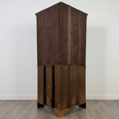 ANTIQUE 19TH CENTURY GOOD QUALITY CORNER CABINET IN OAK - ADDITIONAL PHOTO 3