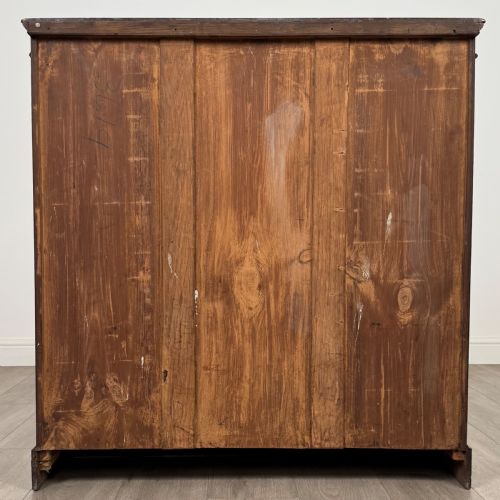 ANTIQUE 20TH CENTURY GOOD QUALITY OPEN BOOKCASE IN MAHOGANY - ADDITIONAL PHOTO 5