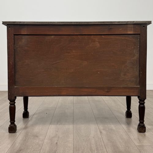 ANTIQUE 20TH CENTURY GOOD QUALITY CHEST OF DRAWERS IN OAK - ADDITIONAL PHOTO 4