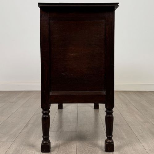 ANTIQUE 20TH CENTURY GOOD QUALITY CHEST OF DRAWERS IN OAK - ADDITIONAL PHOTO 6