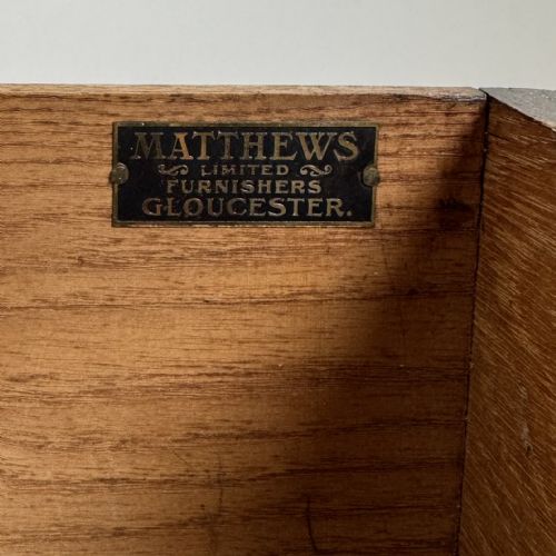ANTIQUE 20TH CENTURY GOOD QUALITY CHEST OF DRAWERS IN OAK - ADDITIONAL PHOTO 11