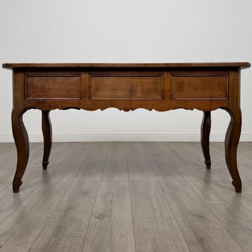 ANTIQUE 20TH CENTURY FRENCH WRITING TABLE IN WALNUT - ADDITIONAL PHOTO 4