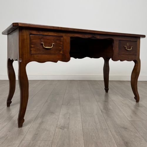 ANTIQUE 20TH CENTURY FRENCH WRITING TABLE IN WALNUT - ADDITIONAL PHOTO 7