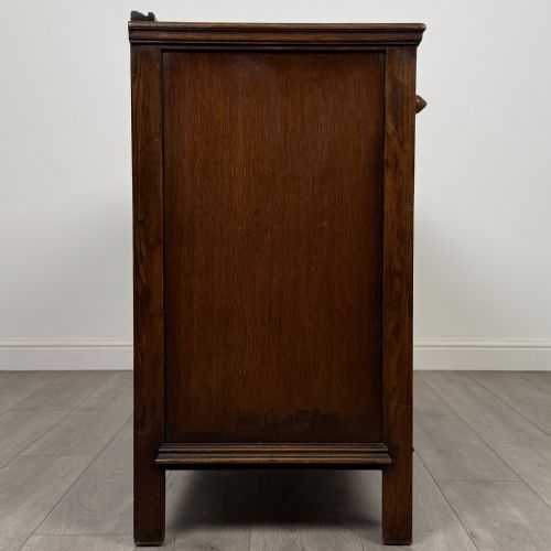 ANTIQUE 20TH CENTURY GOOD QUALITY SIDEBOARD IN OAK - ADDITIONAL PHOTO 7