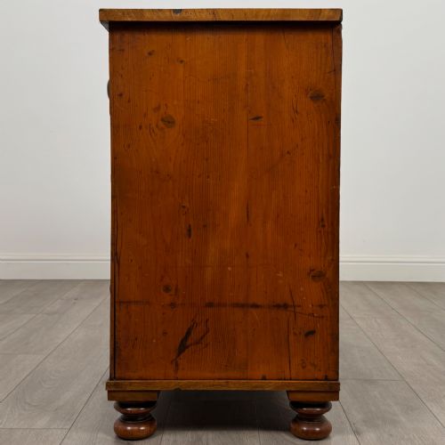 ANTIQUE 19TH CENTURY CHEST OF DRAWERS IN SATINWOOD - ADDITIONAL PHOTO 2