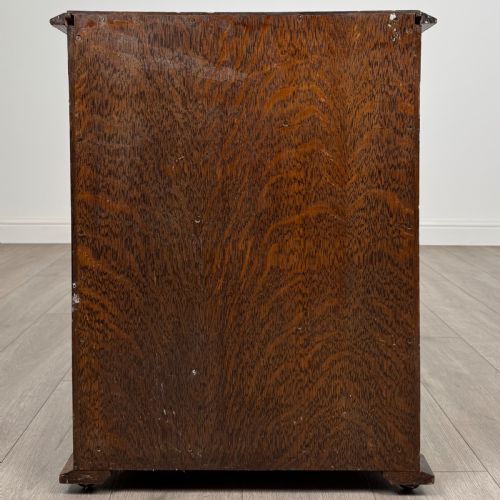 ANTIQUE 20TH CENTURY GOOD QUALITY SMALL OAK CHEST OF DRAWERS - ADDITIONAL PHOTO 4