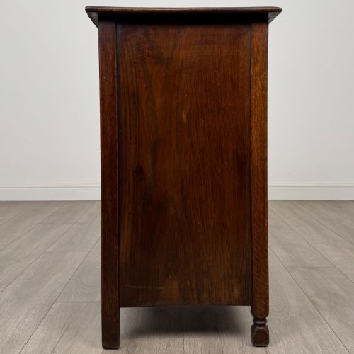 ANTIQUE 19TH CENTURY SMALL CHEST OF DRAWERS IN OAK - ADDITIONAL PHOTO 6