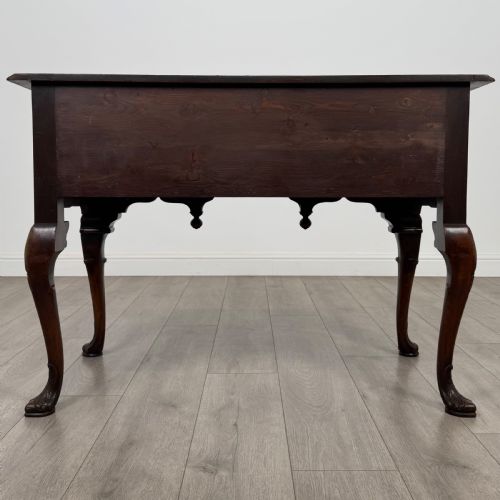 ANTIQUE 20TH CENTURY GOOD QUALITY WRITING TABLE IN BURR WALNUT - ADDITIONAL PHOTO 4
