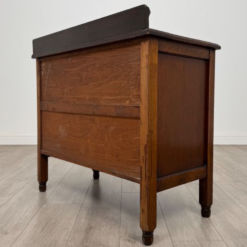 ANTIQUE 20TH CENTURY CHEST OF DRAWERS IN OAK - ADDITIONAL PHOTO 5