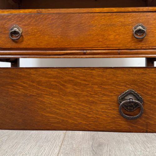 ANTIQUE 20TH CENTURY CHEST OF DRAWERS IN OAK - ADDITIONAL PHOTO 10