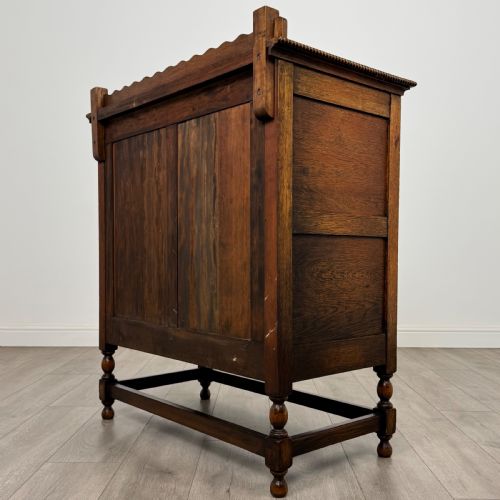 ANTIQUE 20TH CENTURY FITTED CUPBOARD IN GOLDEN OAK - ADDITIONAL PHOTO 7