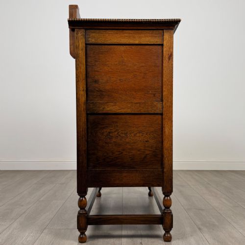 ANTIQUE 20TH CENTURY FITTED CUPBOARD IN GOLDEN OAK - ADDITIONAL PHOTO 8