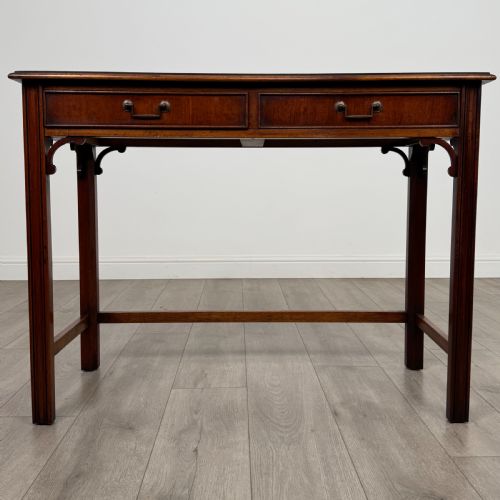 antique 20th century good quality writing table in mahogany - CATEGORY: ANTIQUE TABLES - DATED EDWARDIAN