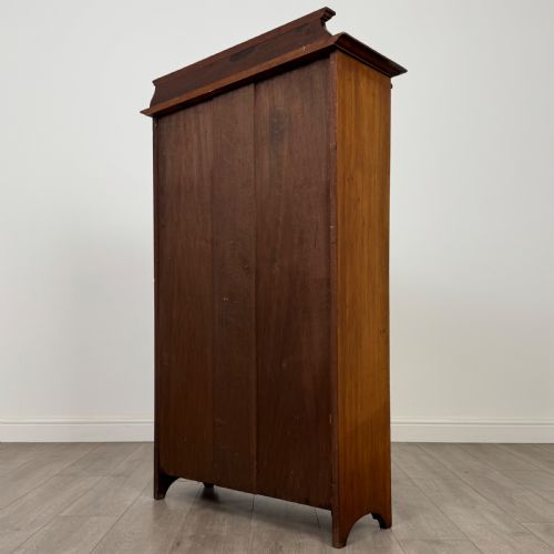 ANTIQUE 20TH CENTURY GOOD QUALITY OPEN BOOKCASE IN MAHOGANY - ADDITIONAL PHOTO 6