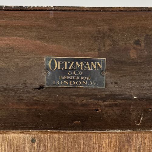ANTIQUE 20TH CENTURY INLAID DISPLAY CABINET IN MAHOGANY - ADDITIONAL PHOTO 10