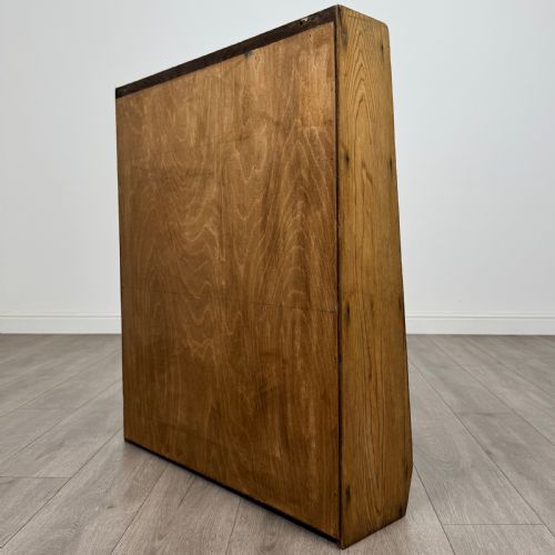 ANTIQUE 20TH CENTURY OPEN BOOKCASE IN GOLDEN OAK - ADDITIONAL PHOTO 5
