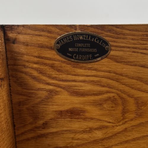 ANTIQUE 20TH CENTURY LOW CHEST OF DRAWERS IN OAK - ADDITIONAL PHOTO 8