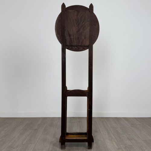 ANTIQUE 20TH CENTURY GOOD QUALITY SMALL OAK HALL STAND - ADDITIONAL PHOTO 4
