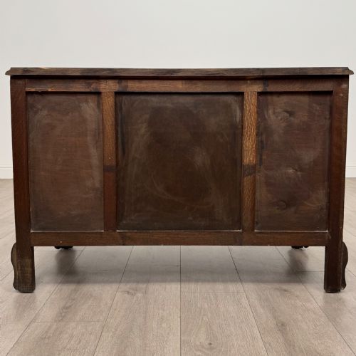ANTIQUE 20TH CENTURY LOW CHEST OF DRAWERS IN OAK - ADDITIONAL PHOTO 4