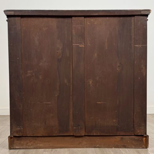 ANTIQUE 20TH CENTURY GOOD QUALITY OPEN BOOKCASE IN MAHOGANY - ADDITIONAL PHOTO 5