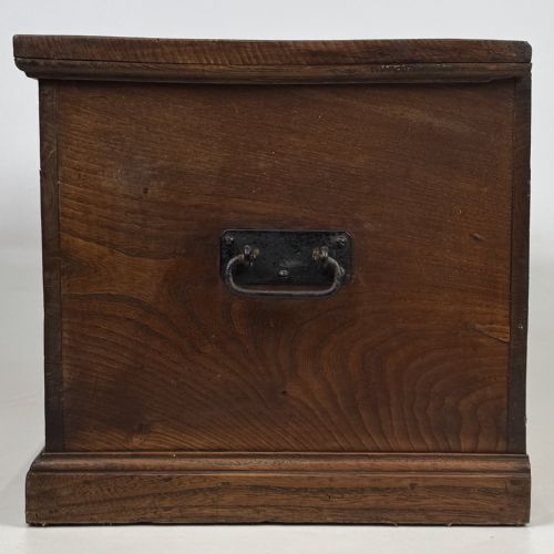ANTIQUE 19TH CENTURY FINE QUALITY BLANKET BOX IN OAK - ADDITIONAL PHOTO 2