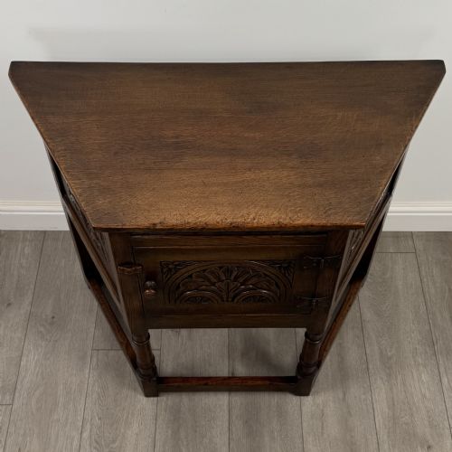 ANTIQUE 20TH CENTURY GOOD QUALITY CABINET IN OAK - ADDITIONAL PHOTO 9