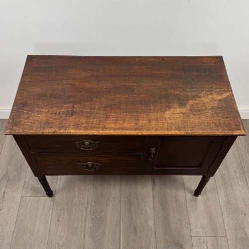 ANTIQUE 20TH CENTURY GOOD QUALITY CUPBOARD IN OAK - ADDITIONAL PHOTO 9
