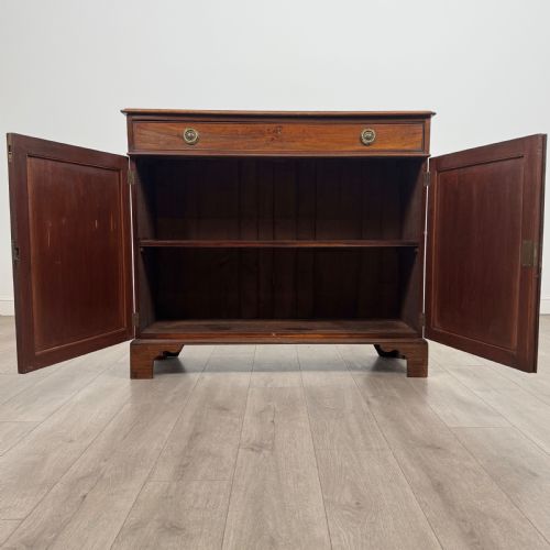 ANTIQUE 18TH CENTURY GOOD QUALITY CUPBOARD IN MAHOGANY - ADDITIONAL PHOTO 1