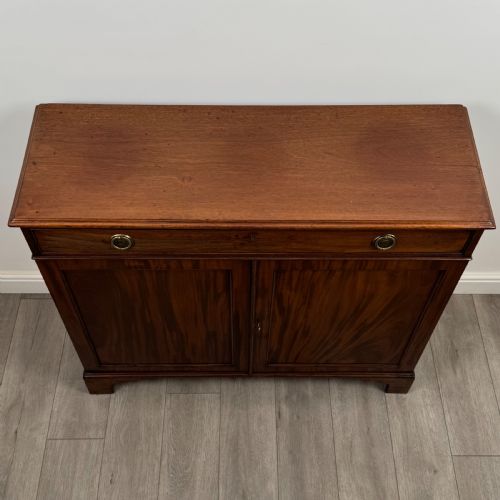ANTIQUE 18TH CENTURY GOOD QUALITY CUPBOARD IN MAHOGANY - ADDITIONAL PHOTO 10