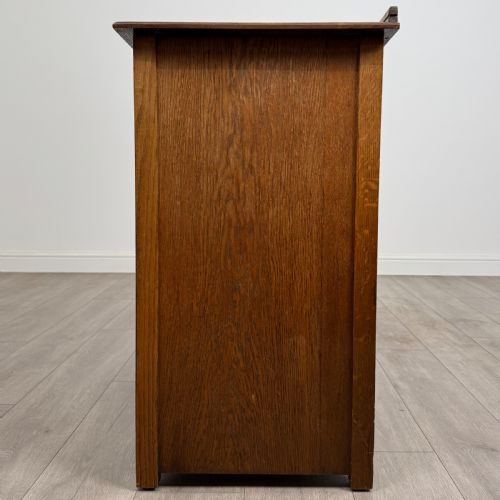 ANTIQUE 20TH CENTURY GOOD QUALITY CHEST OF DRAWERS IN OAK - ADDITIONAL PHOTO 2