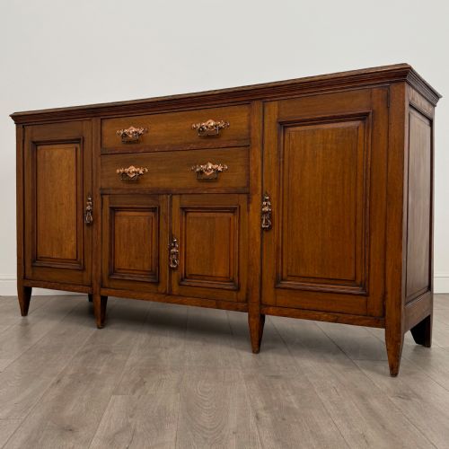 ANTIQUE 20TH CENTURY ARTS AND CRAFTS OAK SIDEBOARD - ADDITIONAL PHOTO 2