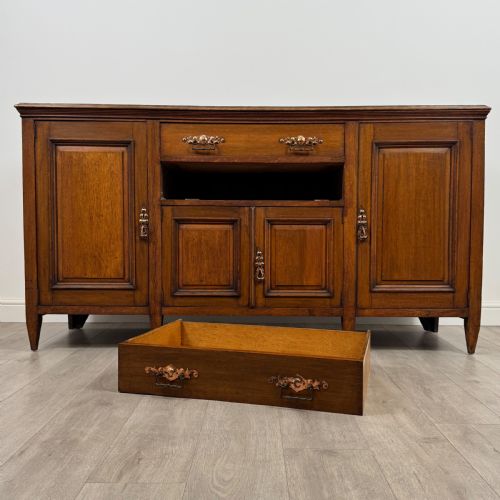 ANTIQUE 20TH CENTURY ARTS AND CRAFTS OAK SIDEBOARD - ADDITIONAL PHOTO 10