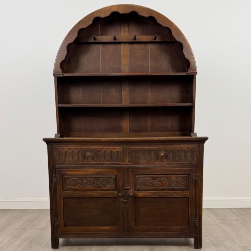 antique 20th century good quality dresser in oak - CATEGORY: ANTIQUE DRESSERS - DATED EDWARDIAN