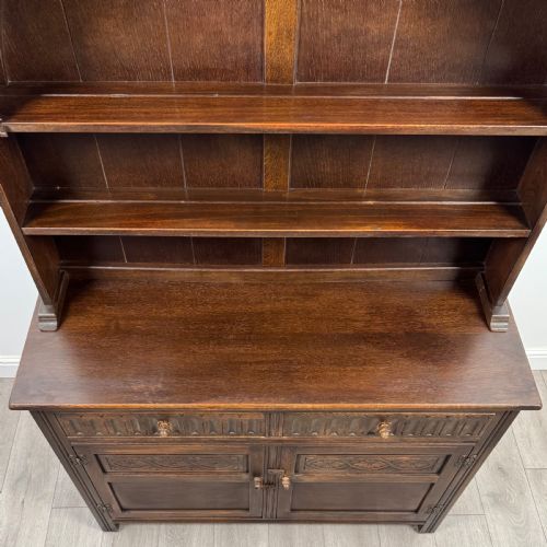 ANTIQUE 20TH CENTURY GOOD QUALITY DRESSER IN OAK - ADDITIONAL PHOTO 9