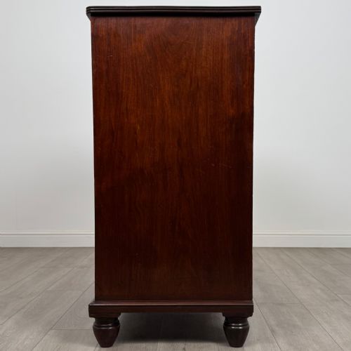 ANTIQUE 18TH CENTURY GOOD QUALITY MAHOGANY CHEST OF DRAWERS - ADDITIONAL PHOTO 2