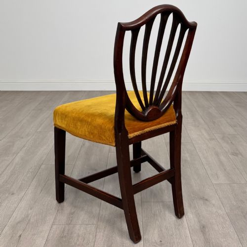 ANTIQUE 19TH CENTURY SET OF 6 DINING CHAIRS IN MAHOGANY - ADDITIONAL PHOTO 2