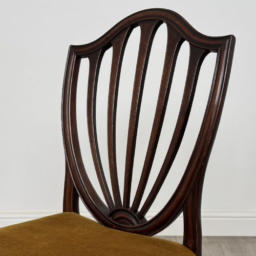 ANTIQUE 19TH CENTURY SET OF 6 DINING CHAIRS IN MAHOGANY - ADDITIONAL PHOTO 3