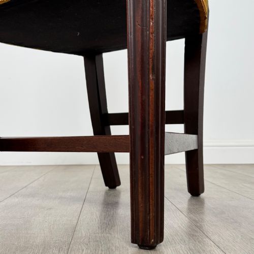 ANTIQUE 19TH CENTURY SET OF 6 DINING CHAIRS IN MAHOGANY - ADDITIONAL PHOTO 4