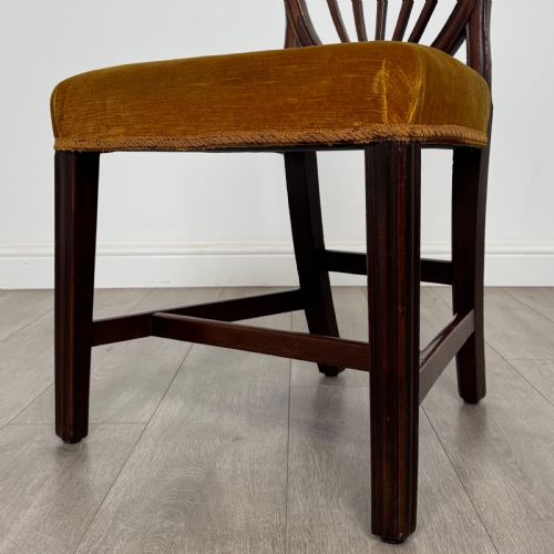 ANTIQUE 19TH CENTURY SET OF 6 DINING CHAIRS IN MAHOGANY - ADDITIONAL PHOTO 5