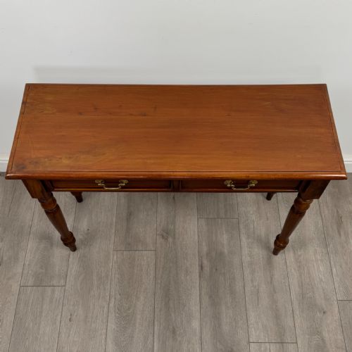 ANTIQUE 20TH CENTURY GOOD QUALITY SIDE TABLE IN MAHOGANY - ADDITIONAL PHOTO 9