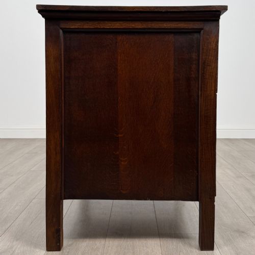 ANTIQUE 20TH CENTURY DEEP OAK CHEST OF DRAWERS IN OAK - ADDITIONAL PHOTO 2