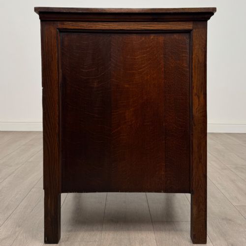 ANTIQUE 20TH CENTURY DEEP OAK CHEST OF DRAWERS IN OAK - ADDITIONAL PHOTO 14