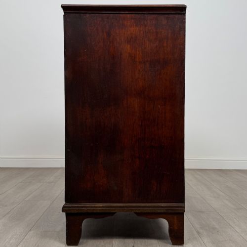ANTIQUE 18TH CENTURY GOOD QUALITY OAK CHEST OF DRAWERS - ADDITIONAL PHOTO 2