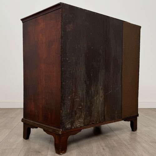 ANTIQUE 18TH CENTURY GOOD QUALITY OAK CHEST OF DRAWERS - ADDITIONAL PHOTO 3