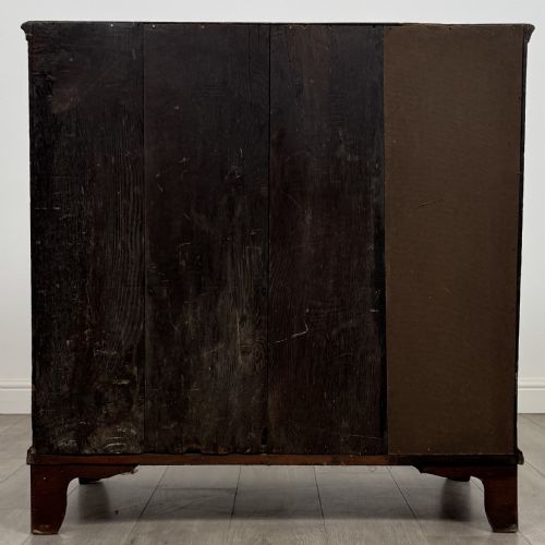 ANTIQUE 18TH CENTURY GOOD QUALITY OAK CHEST OF DRAWERS - ADDITIONAL PHOTO 4