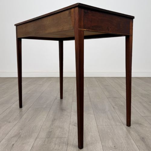 ANTIQUE 18TH CENTURY GOOD QUALITY WRITING TABLE IN MAHOGANY - ADDITIONAL PHOTO 5