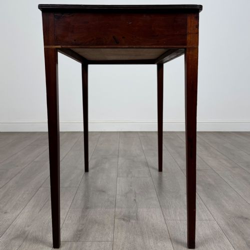 ANTIQUE 18TH CENTURY GOOD QUALITY WRITING TABLE IN MAHOGANY - ADDITIONAL PHOTO 6