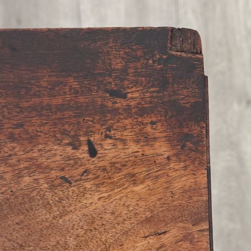 ANTIQUE 18TH CENTURY GOOD QUALITY KNEEHOLE DESK IN MAHOGANY - ADDITIONAL PHOTO 11
