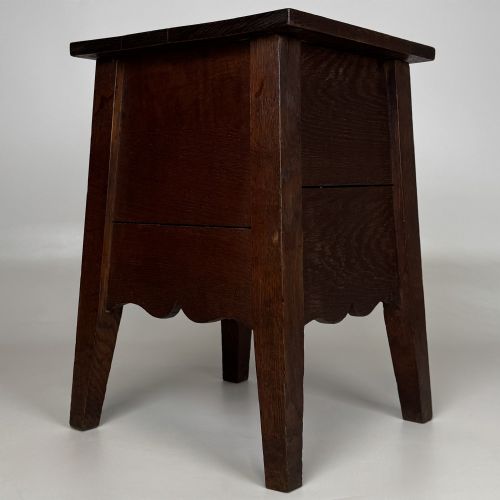 ANTIQUE 20TH CENTURY GOOD QUALITY STORAGE BOX IN OAK - ADDITIONAL PHOTO 3