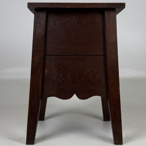 ANTIQUE 20TH CENTURY GOOD QUALITY STORAGE BOX IN OAK - ADDITIONAL PHOTO 4